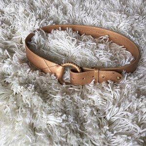 Gold Cole Haan belt